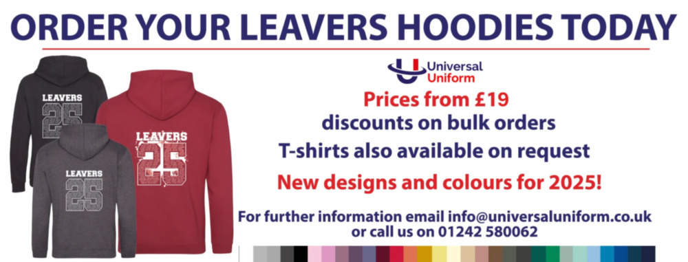Leavers Hoodies - Click to View Leavers Hoodies - Click to View